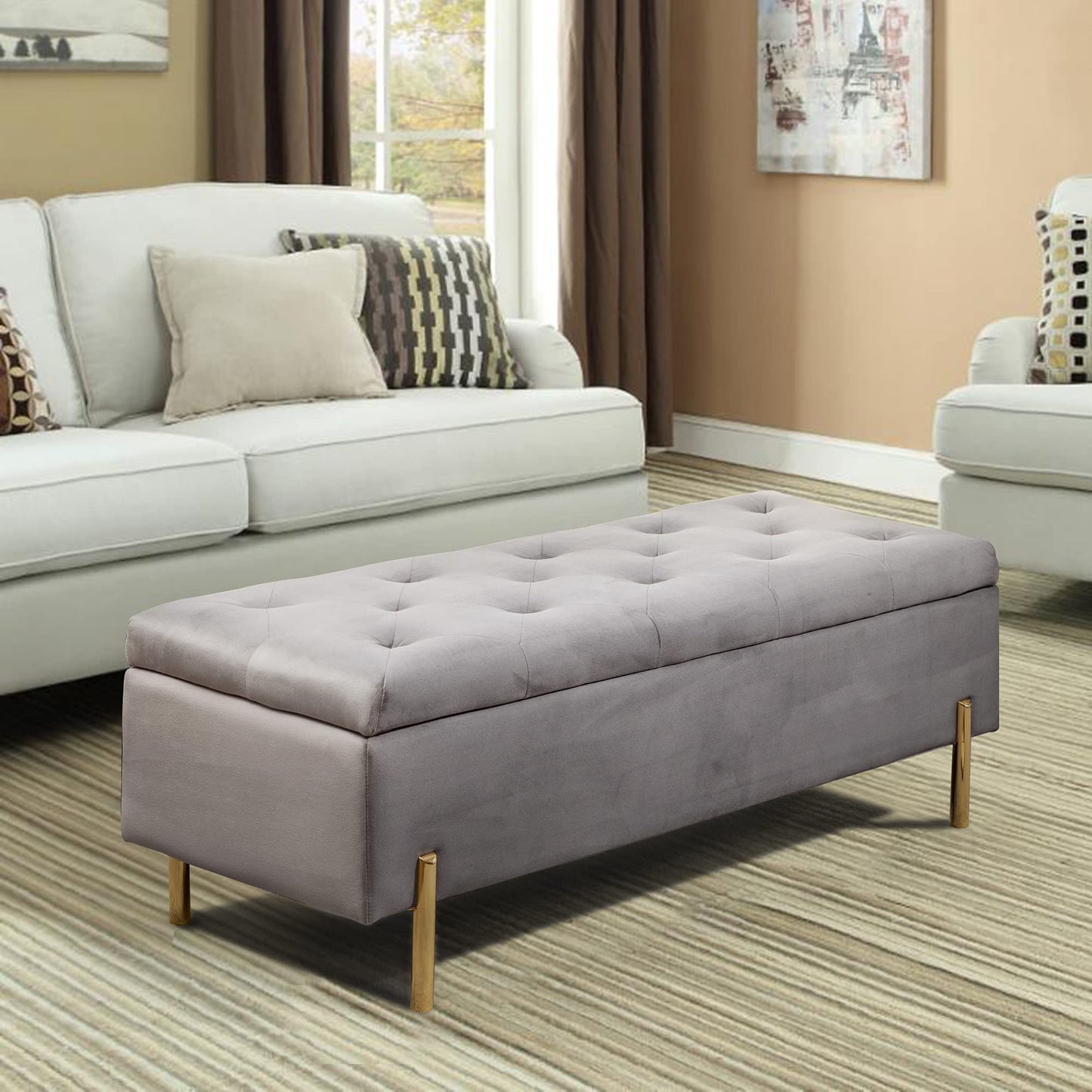 Bedroom Bench Storage ottoman
