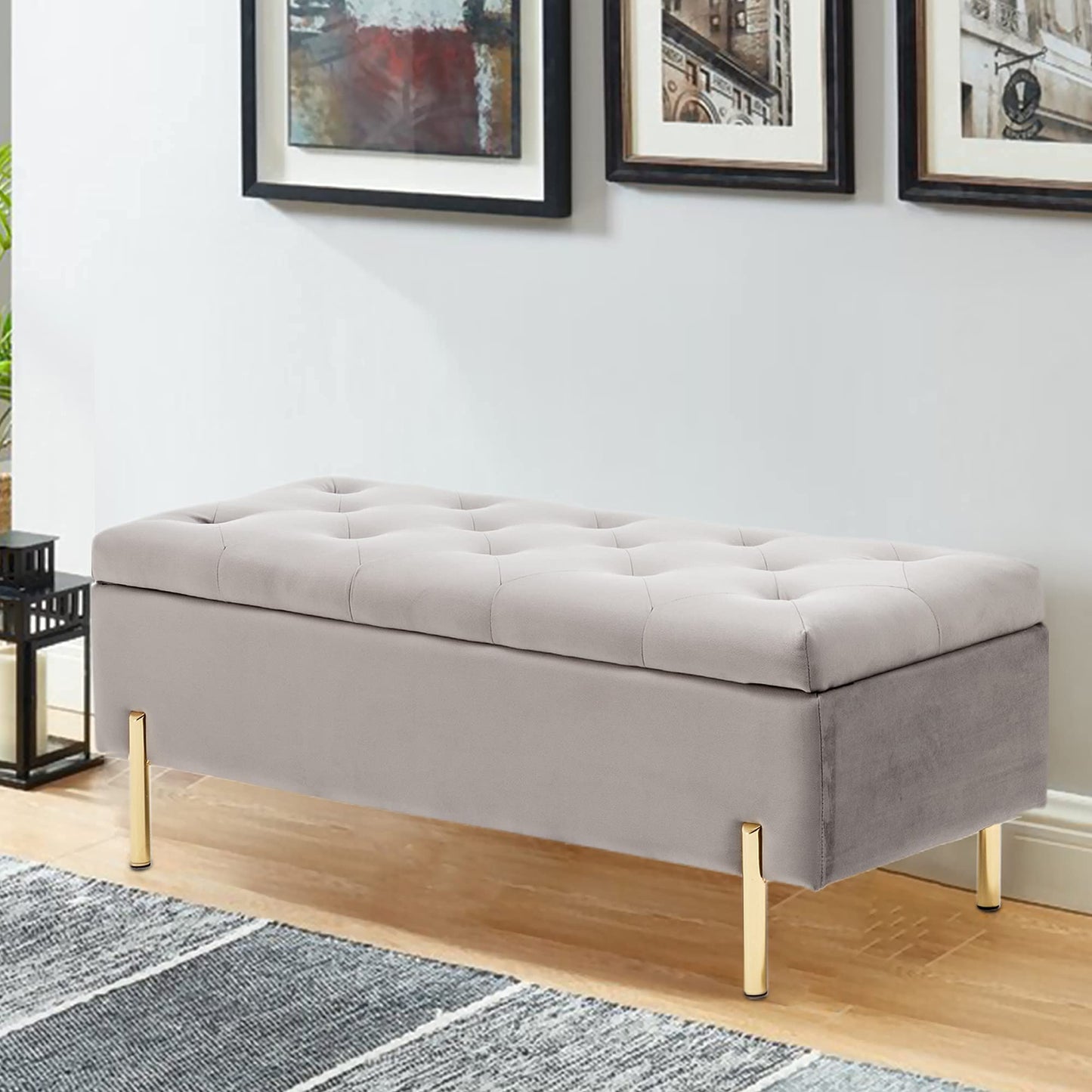 Bedroom Bench Storage ottoman
