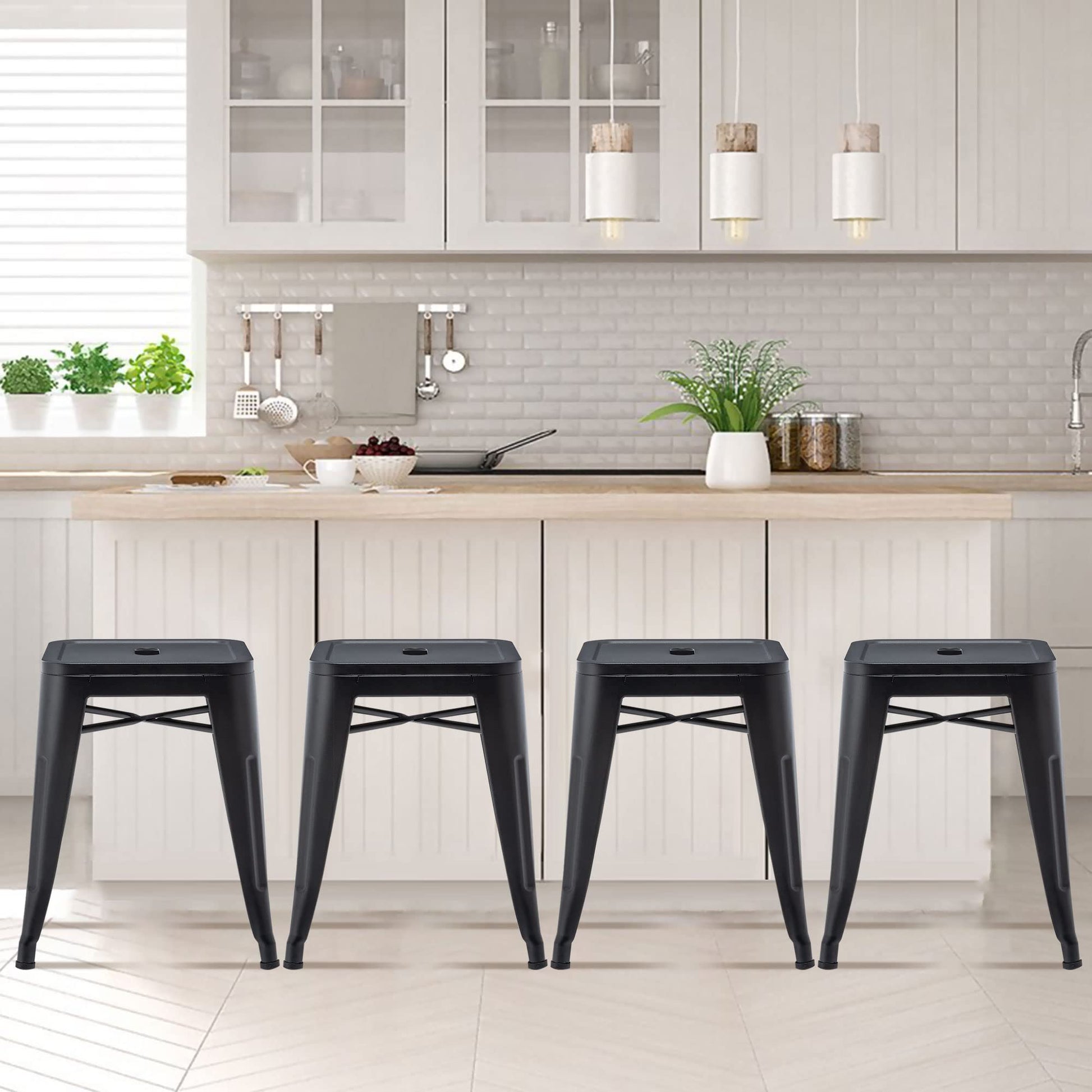 18 inch discount metal bar stools