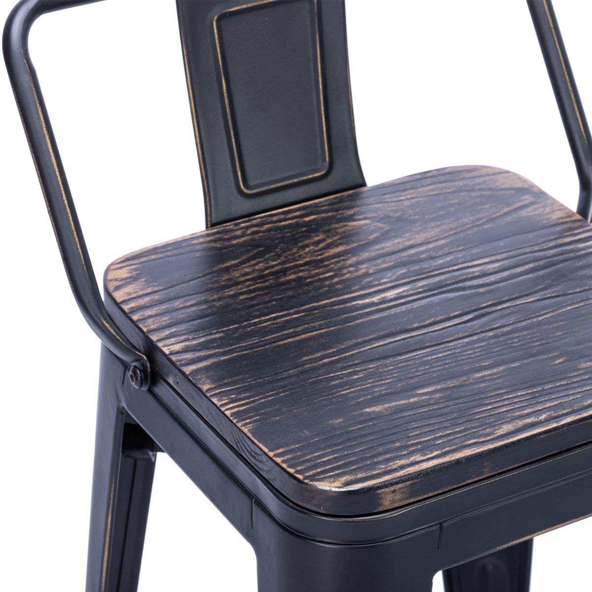 Metal Counter Stool Low Back - andeworld