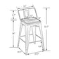 Metal Counter Stool Low Back - andeworld