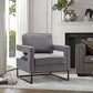 Andeworld Contemporary Upholstered Accent Armchairs Living Room Chair with Black Legs,Single Sofa Chair,Bedroom Reading Chair