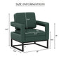 Andeworld Contemporary Upholstered Accent Armchairs Living Room Chair with Black Legs,Single Sofa Chair,Bedroom Reading Chair