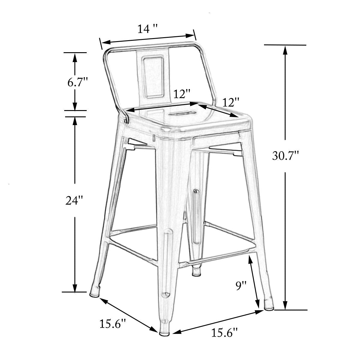 Counter Height Stools for Indoor - andeworld